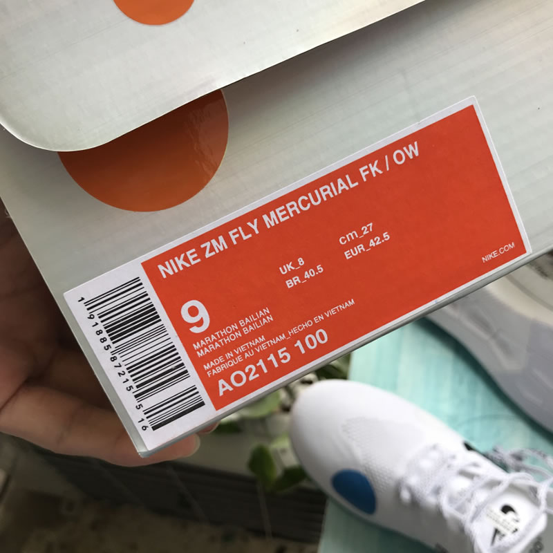 Off-White x Nike Zoom Fly Mercurial Flyknit White 2018 FIFA World Cup AO2115-100