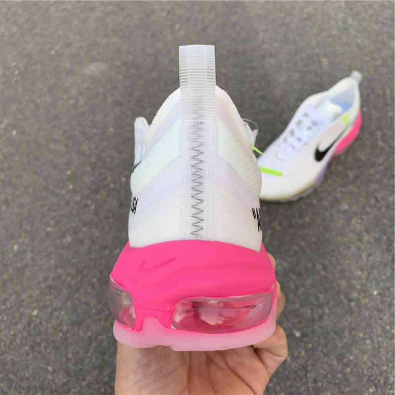 serena williams off white nike womens air max 97 pink rose detail