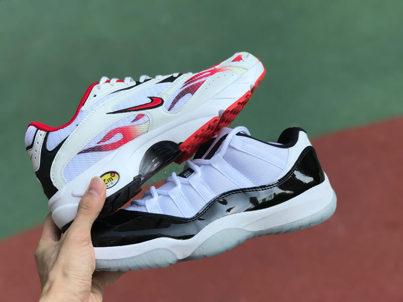 Supreme® x Nike Zoom Streak Spectrum Plus White/Habanero Red/Black AQ1279-100