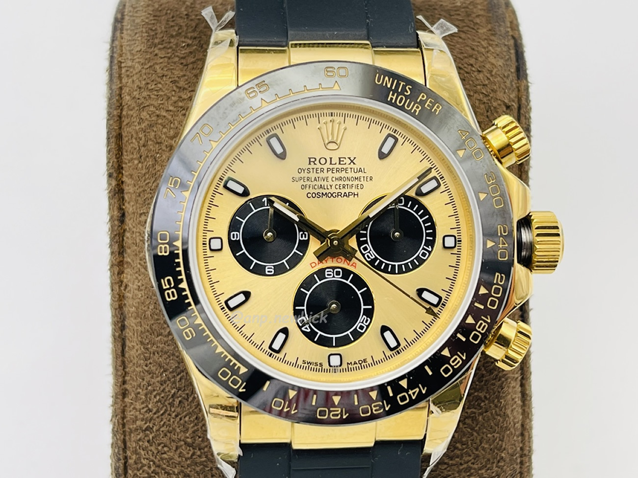 Rolex Daytona Champagne Colour And Black 116518ln 0048 (3) - newkick.cc