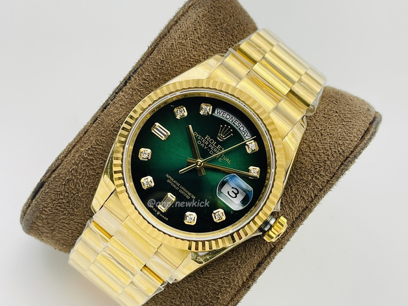 Rolex Day Date Olive Green 128238 0069 (10) - newkick.cc