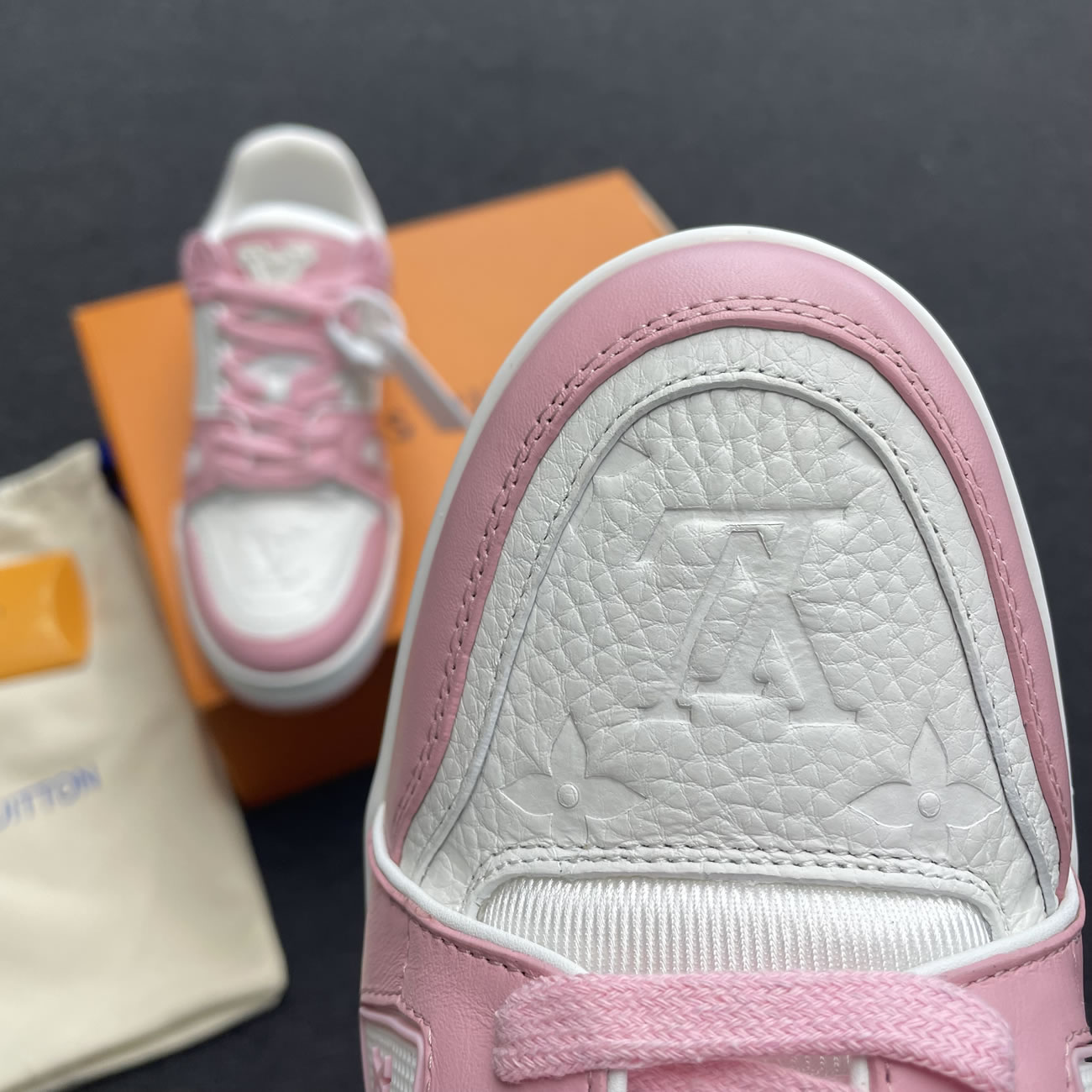 Lv Trainer Vuitton Sneaker Pink 1aa6w3 (10) - newkick.cc