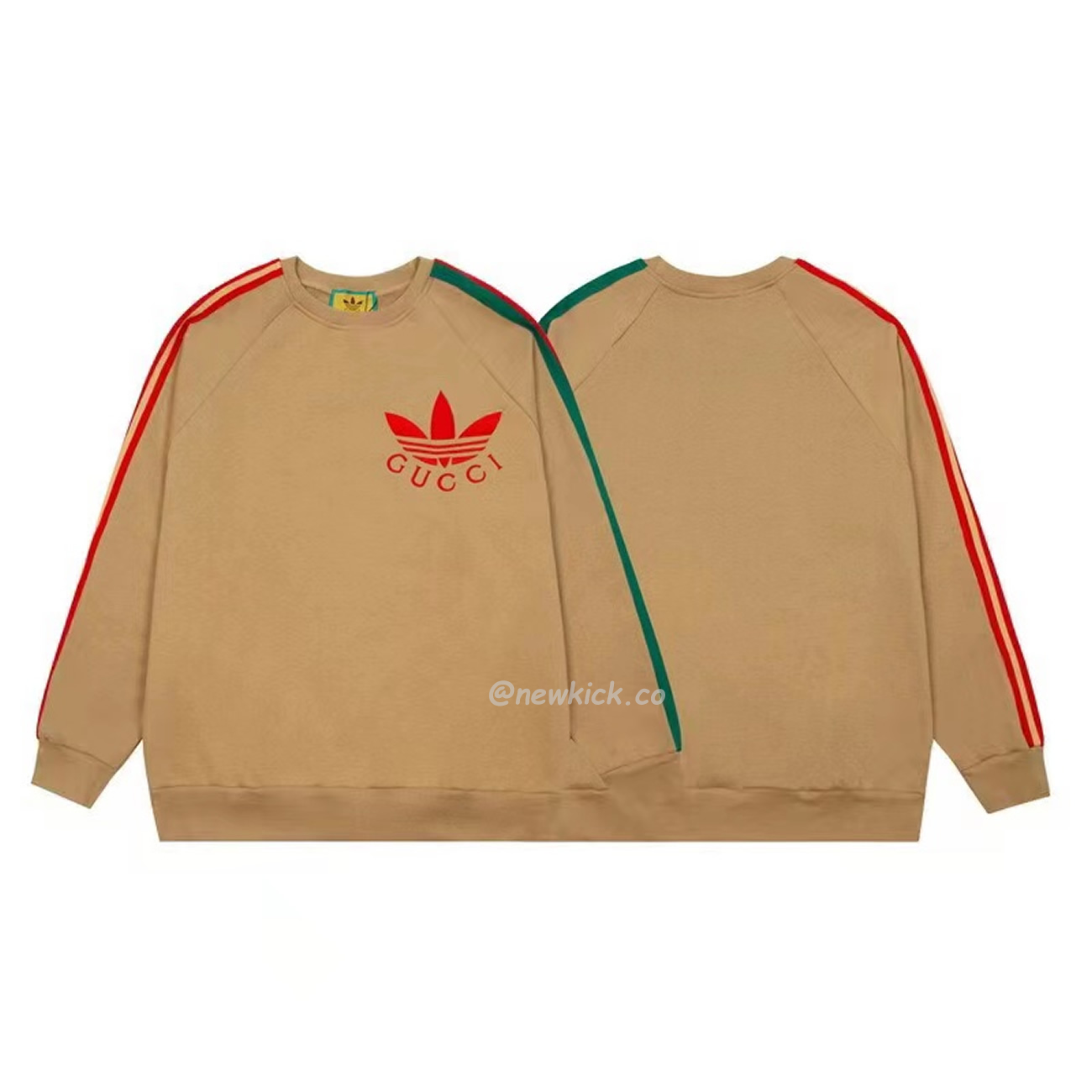 Adidas X Gucci Knitted Cotton Sweater 691638 Xjeml 2184 (1) - newkick.cc