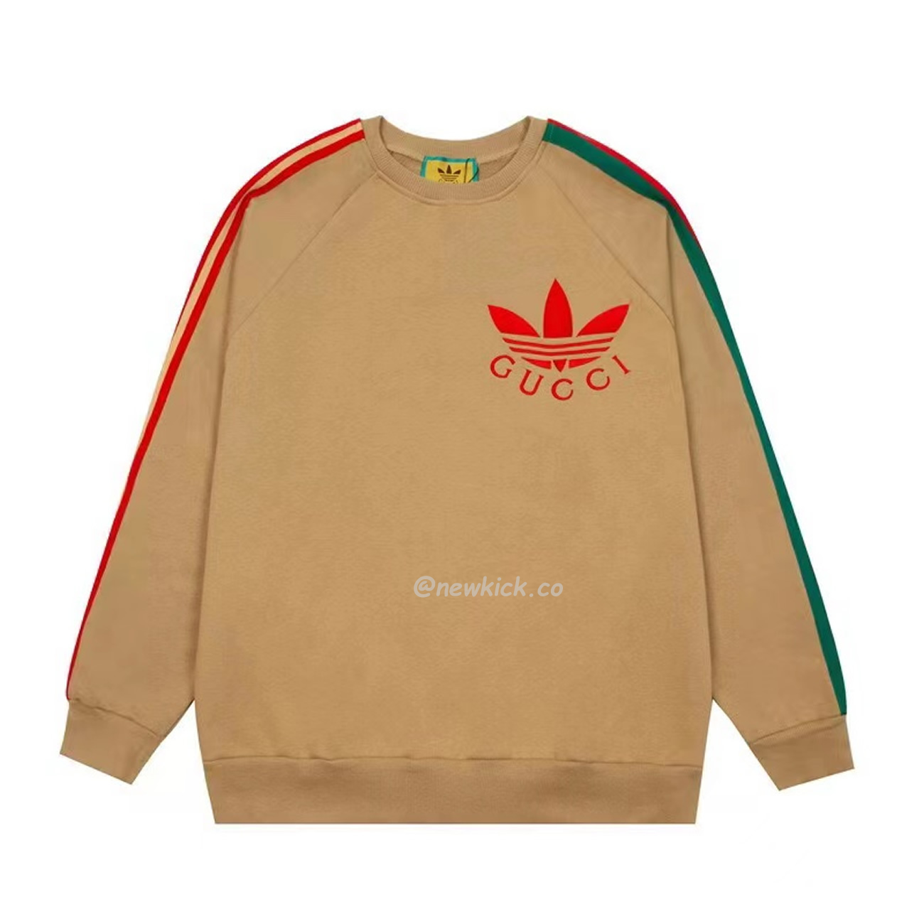 Adidas X Gucci Knitted Cotton Sweater 691638 Xjeml 2184 (7) - newkick.cc