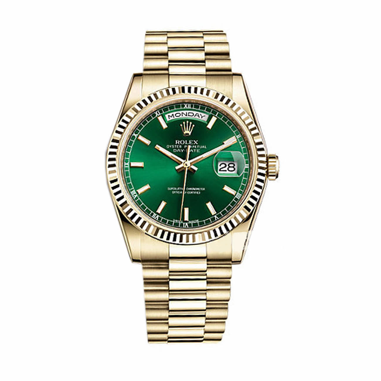 Rolex Day Date Olive Green Cherry Red Dial Bright Blue Bright Black Champagne Colour Olive Green 228239 (5) - newkick.cc