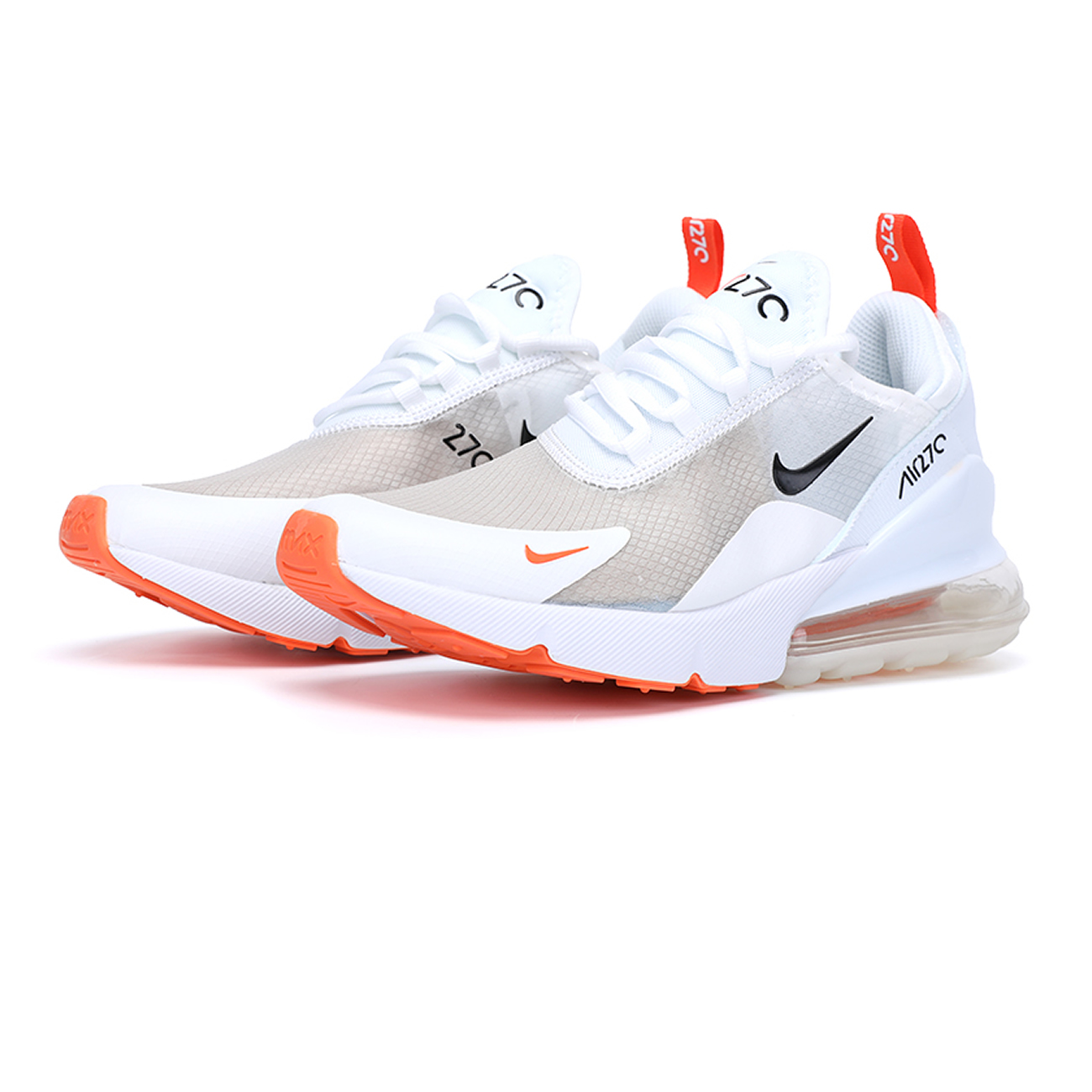 Nike Air Max 270 White Orange (6) - newkick.cc