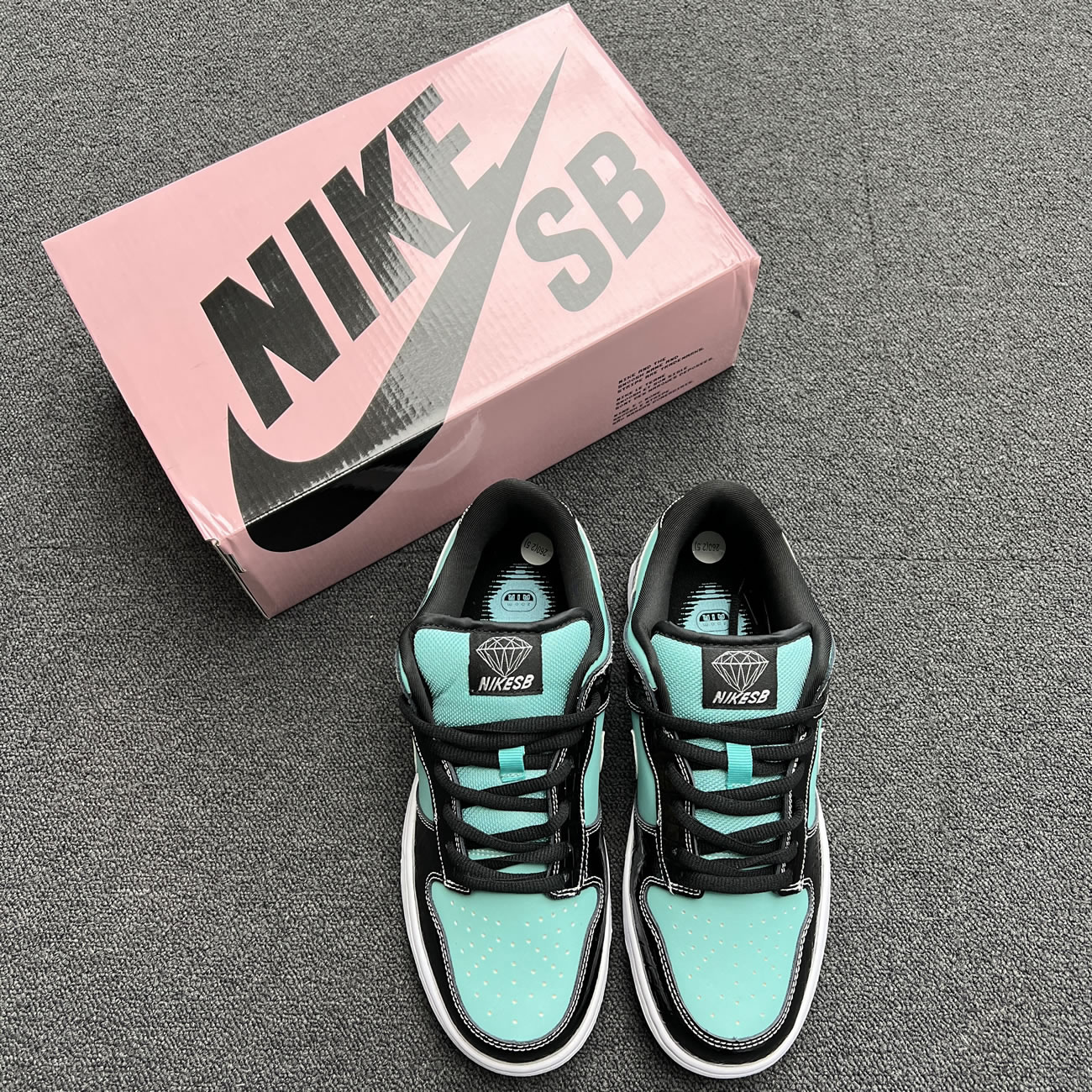 Nike Sb Dunk Low Diamond Supply Co. Aqua Blue 304292 402 (11) - newkick.cc