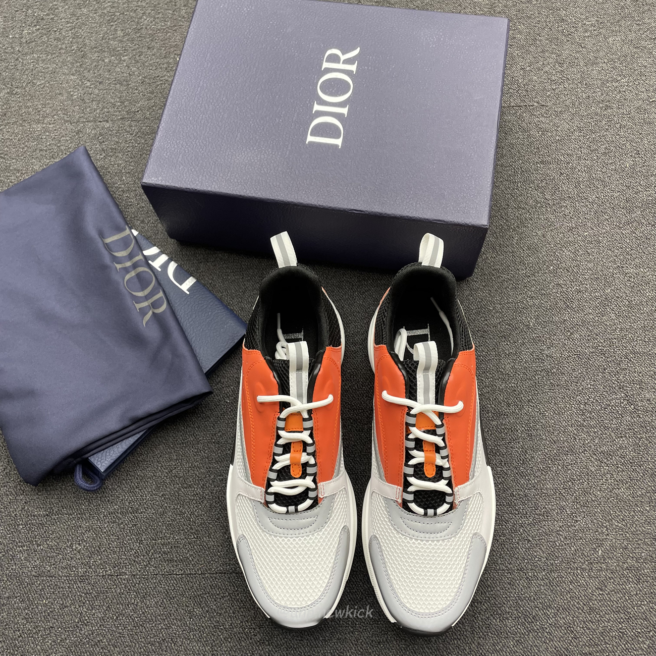 Dior B22 Orange White 3sn231yxx H369 (4) - newkick.cc