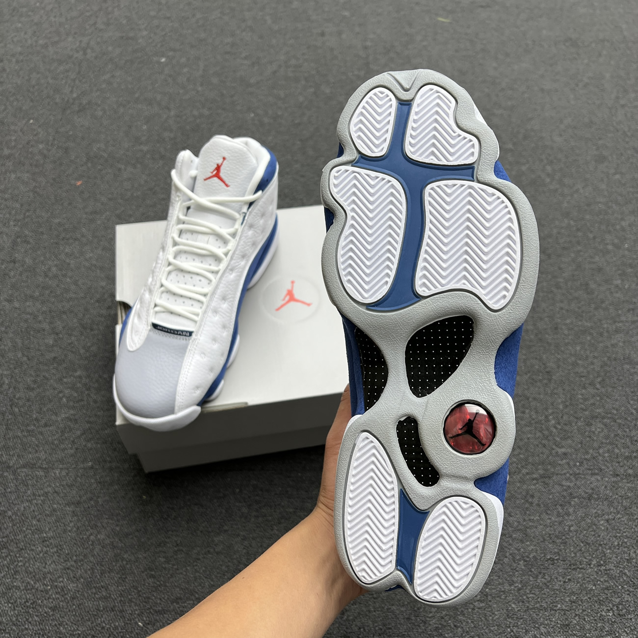 Air Jordan 13 Retro French Blue 414571 164 (9) - newkick.cc