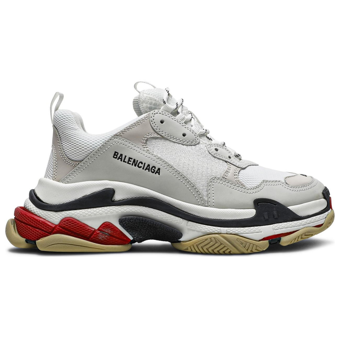 Balenciaga Triple S White Black Red 533882w09e19000 (5) - newkick.cc