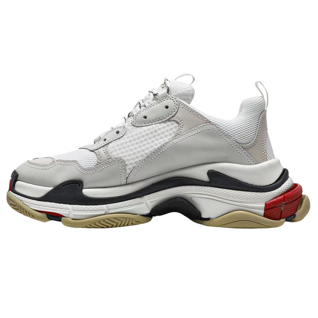 Balenciaga Triple S White Black Red 533882w09e19000 (6) - newkick.cc