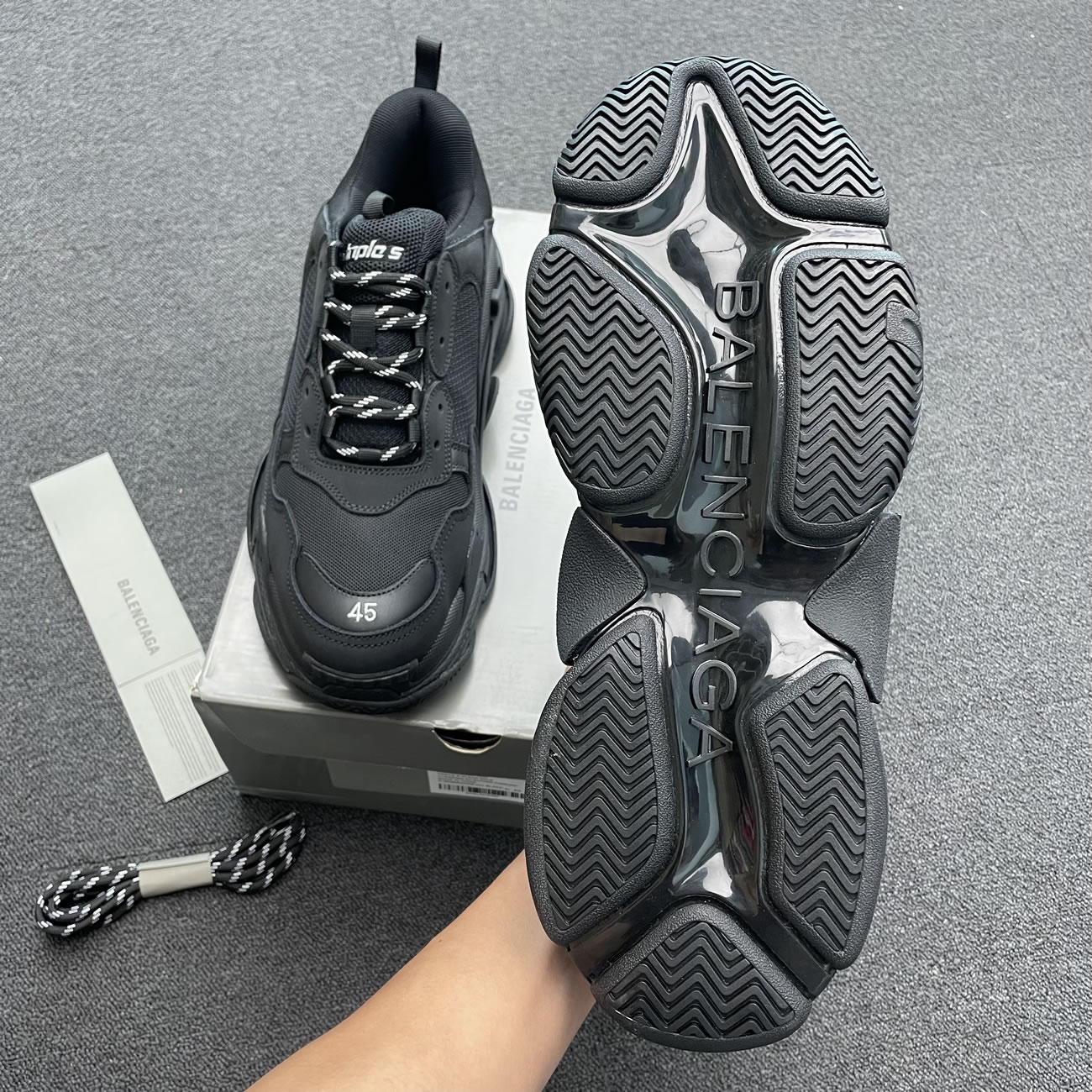 Balenciaga Triple S Black W 541624w09011000 (10) - newkick.cc