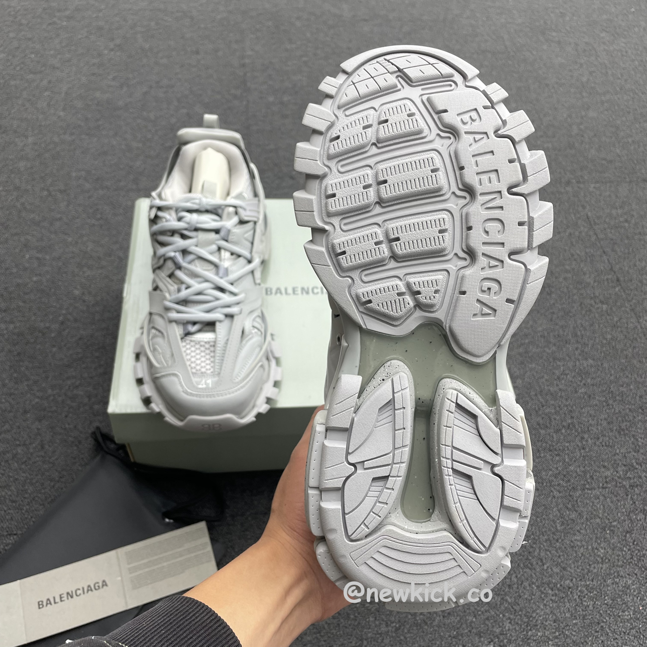 Balenciaga Track Light Grey W 542436w2la11203 (12) - newkick.cc