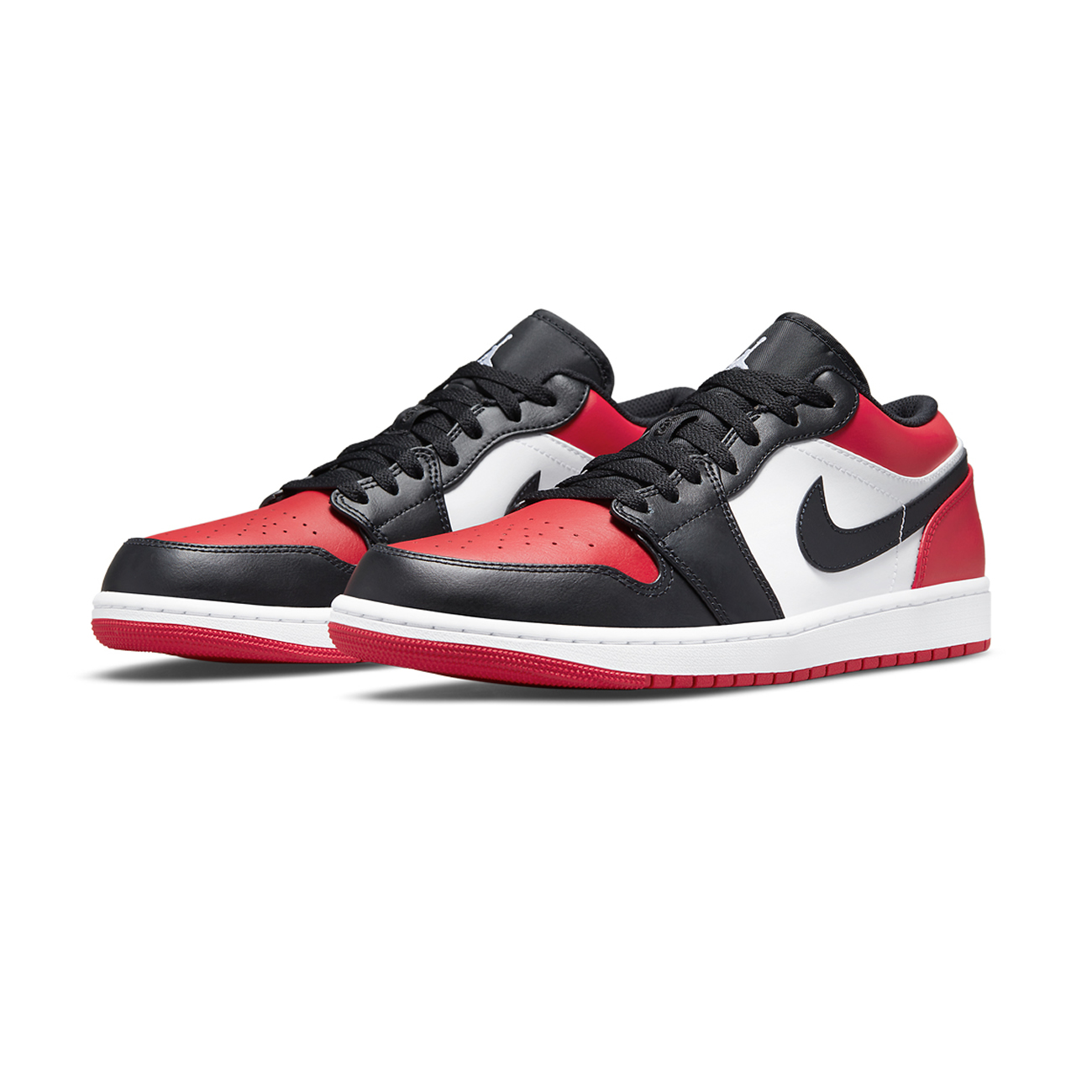 Air Jordan 1 Low Bred Toe 553558 612 (3) - newkick.cc