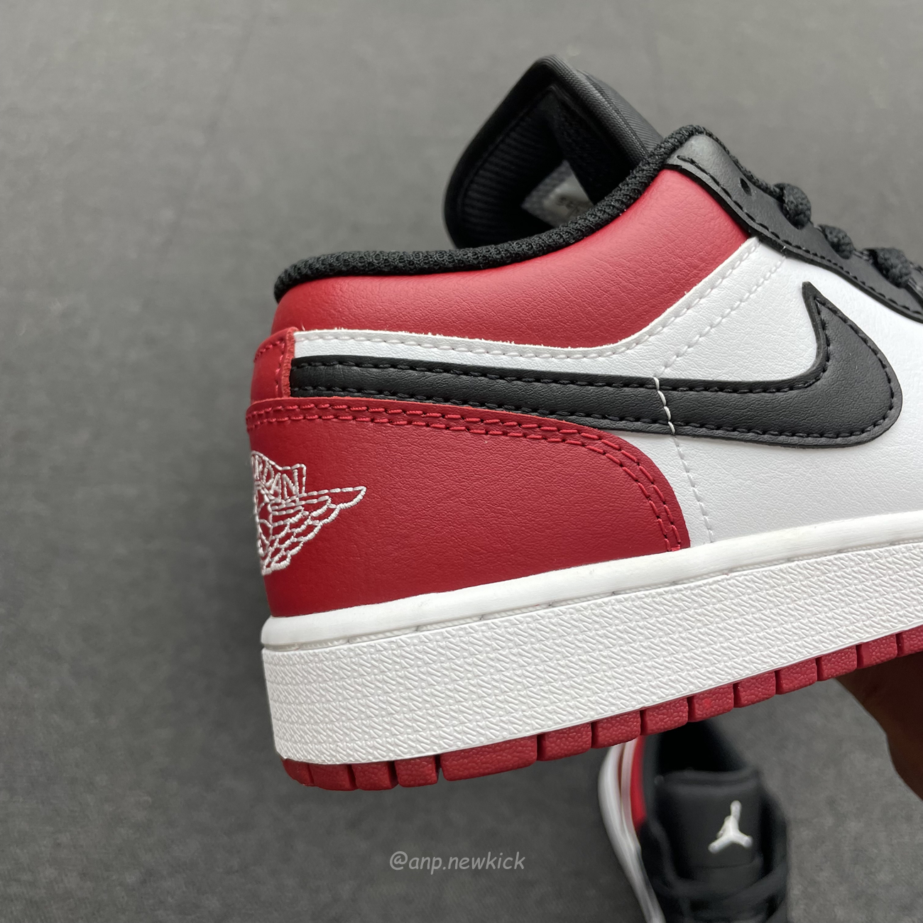 Air Jordan 1 Low Bred Toe Gs 553560 612 (6) - newkick.cc