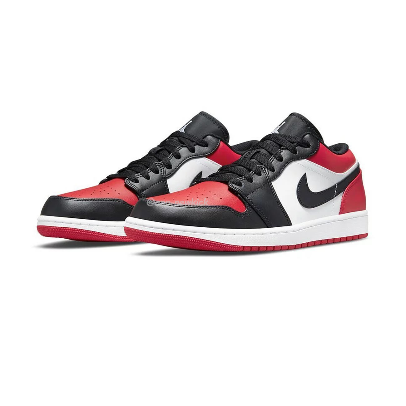 Air Jordan 1 Low Bred Toe Gs 553560 612 (8) - newkick.cc