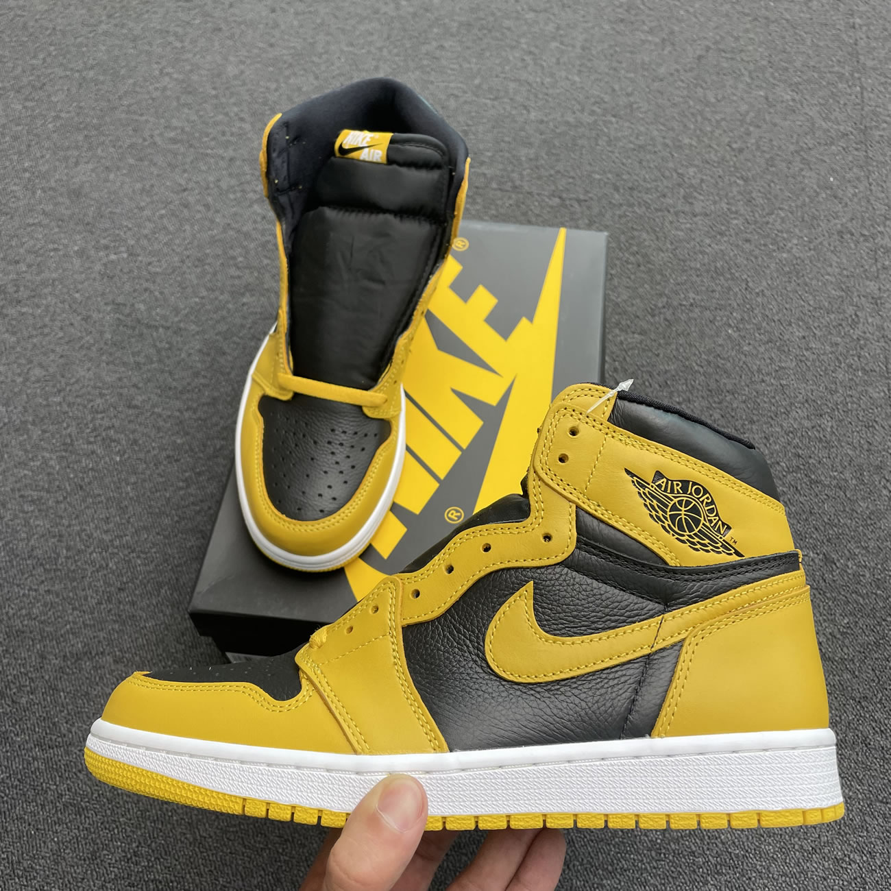 Jordan 1 Retro High Pollen 555088 701 (5) - newkick.cc