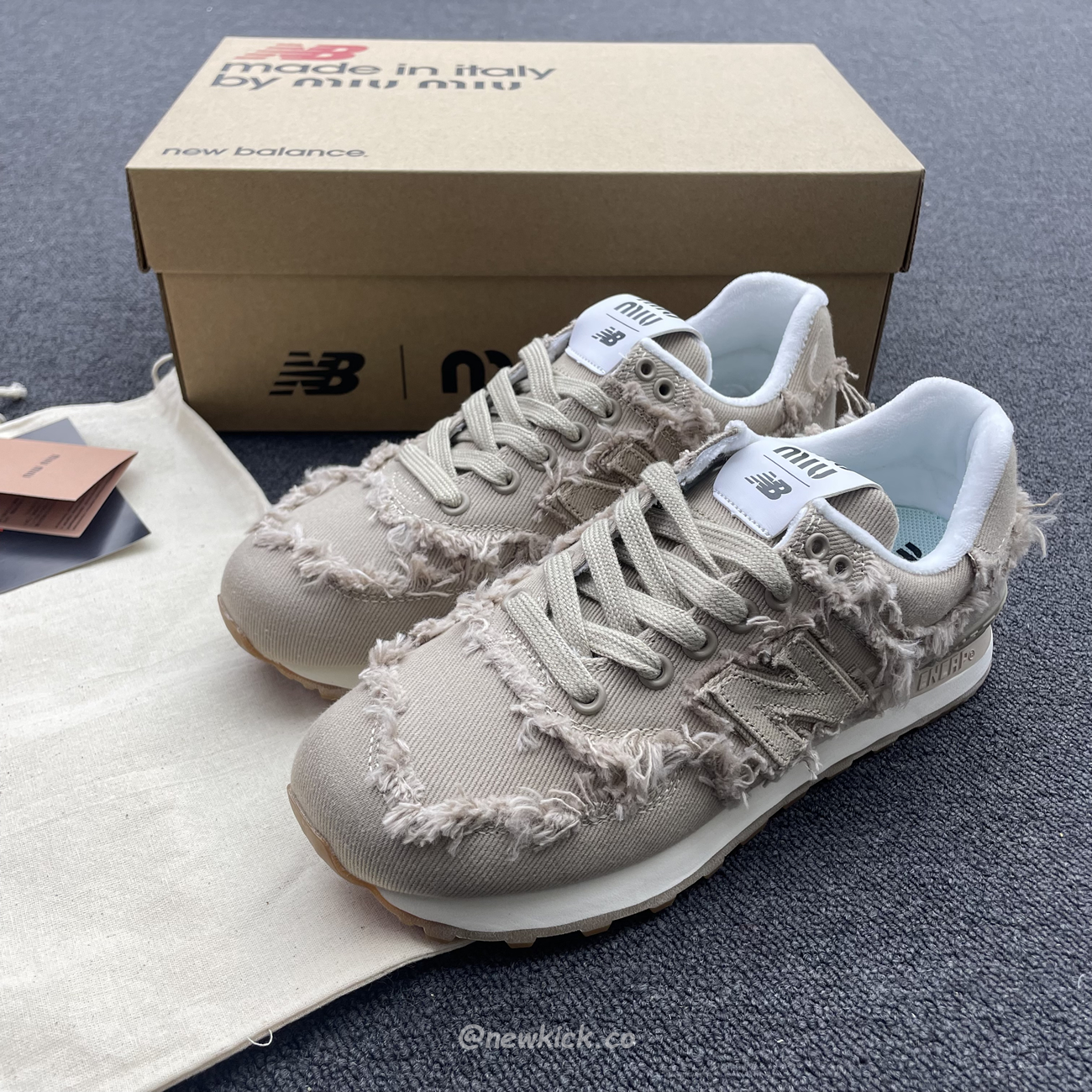 New Balance 574 Miu Miu Denim Colonial Beige (4) - newkick.cc