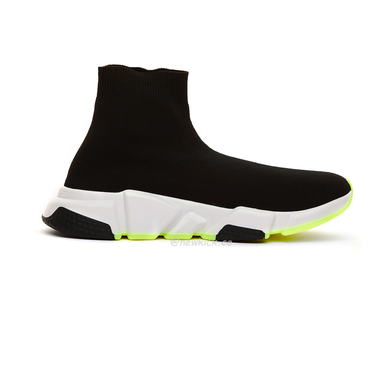 Balenciaga Speed Trainer Black Yellow 587280w17041016 (2) - newkick.cc