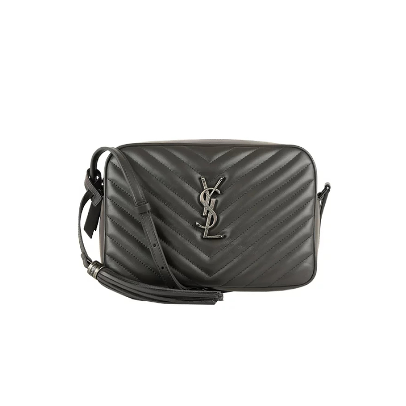 Saint Laurent Lou Crossbody Bag Quilted Black 612544dv7041242 (10) - newkick.cc