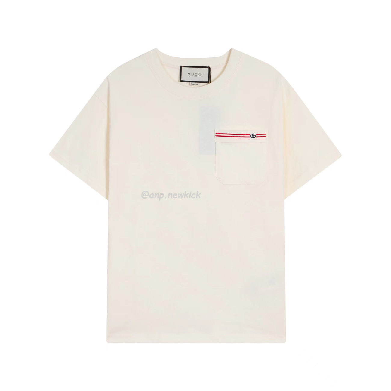 Gucci Xjdvi Emrboidery T Shirt White 673710 (1) - newkick.cc