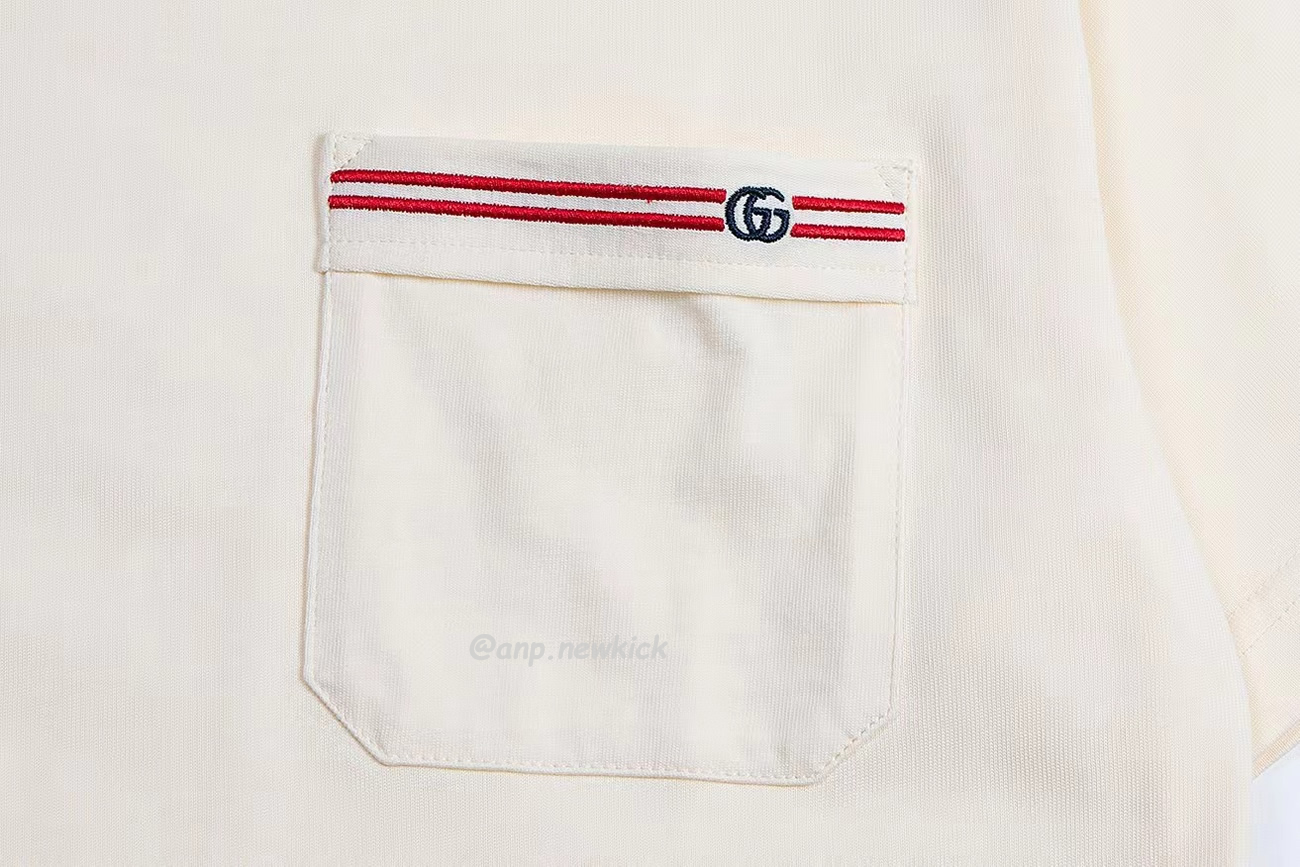 Gucci Xjdvi Emrboidery T Shirt White 673710 (9) - newkick.cc