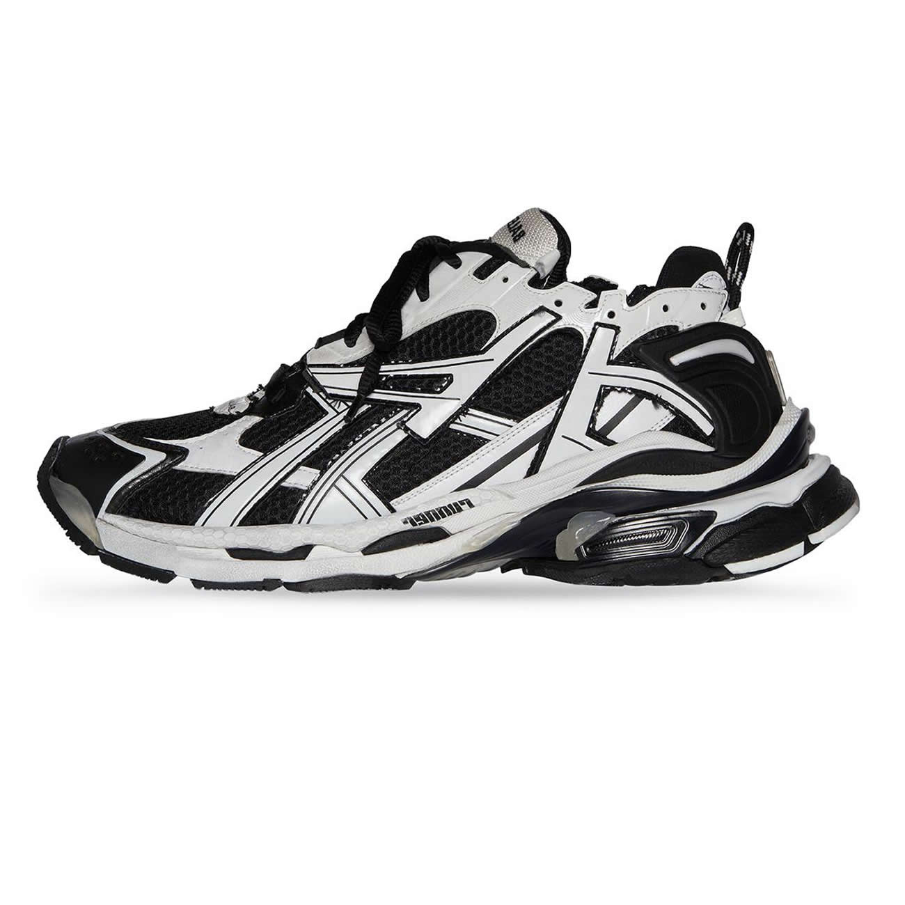 Balenciaga Runner White Black White 677403w3rb29010 (1) - newkick.cc