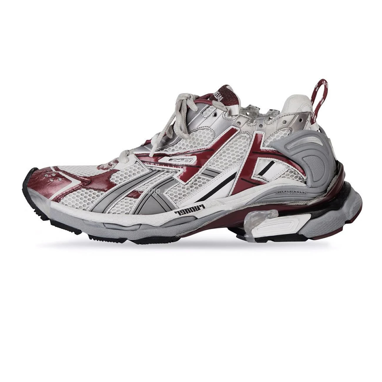 Balenciaga Runner Burgundy 677403w3rb3 (1) - newkick.cc