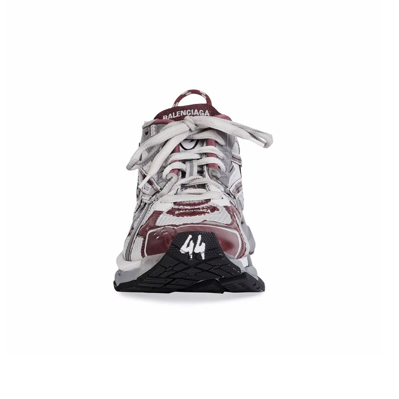 Balenciaga Runner Burgundy 677403w3rb3 (4) - newkick.cc