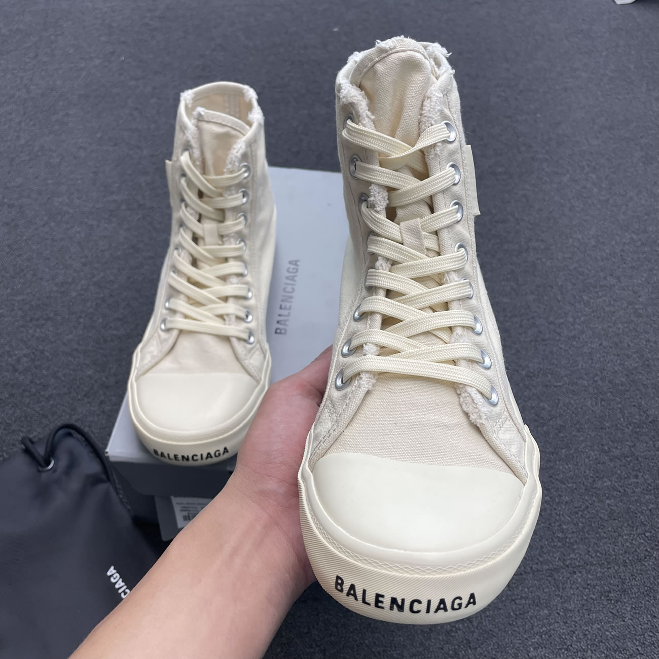 Balenciaga Paris High Top Black 688752w3rc11090 (33) - newkick.cc