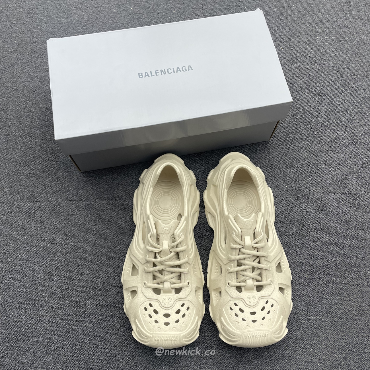 Balenciaga Hd Lace Up Black Beige (8) - newkick.cc