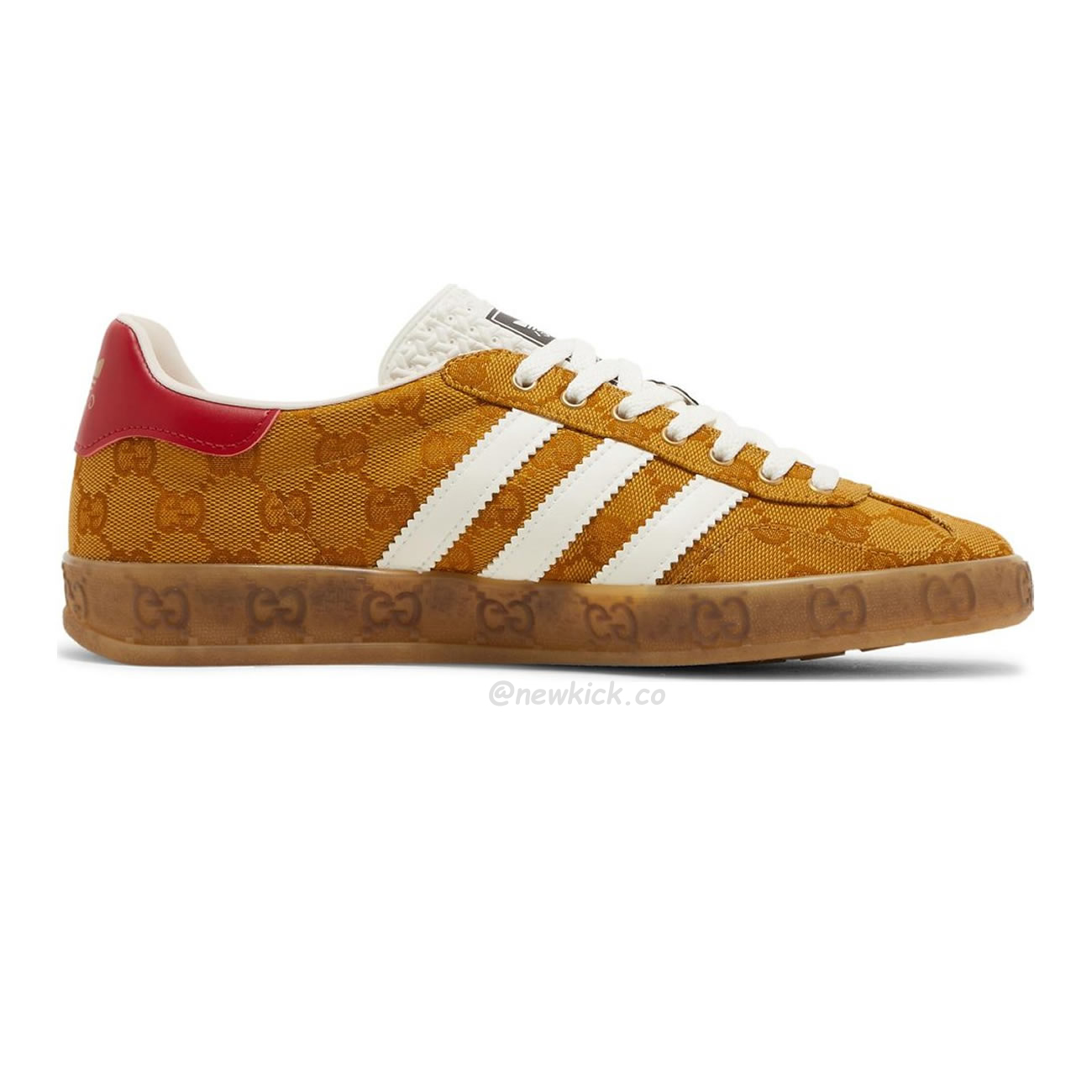 Adidas Gazelle Gucci Original Gg Beige Brown 707868 Uwv20 7162 (2) - newkick.cc