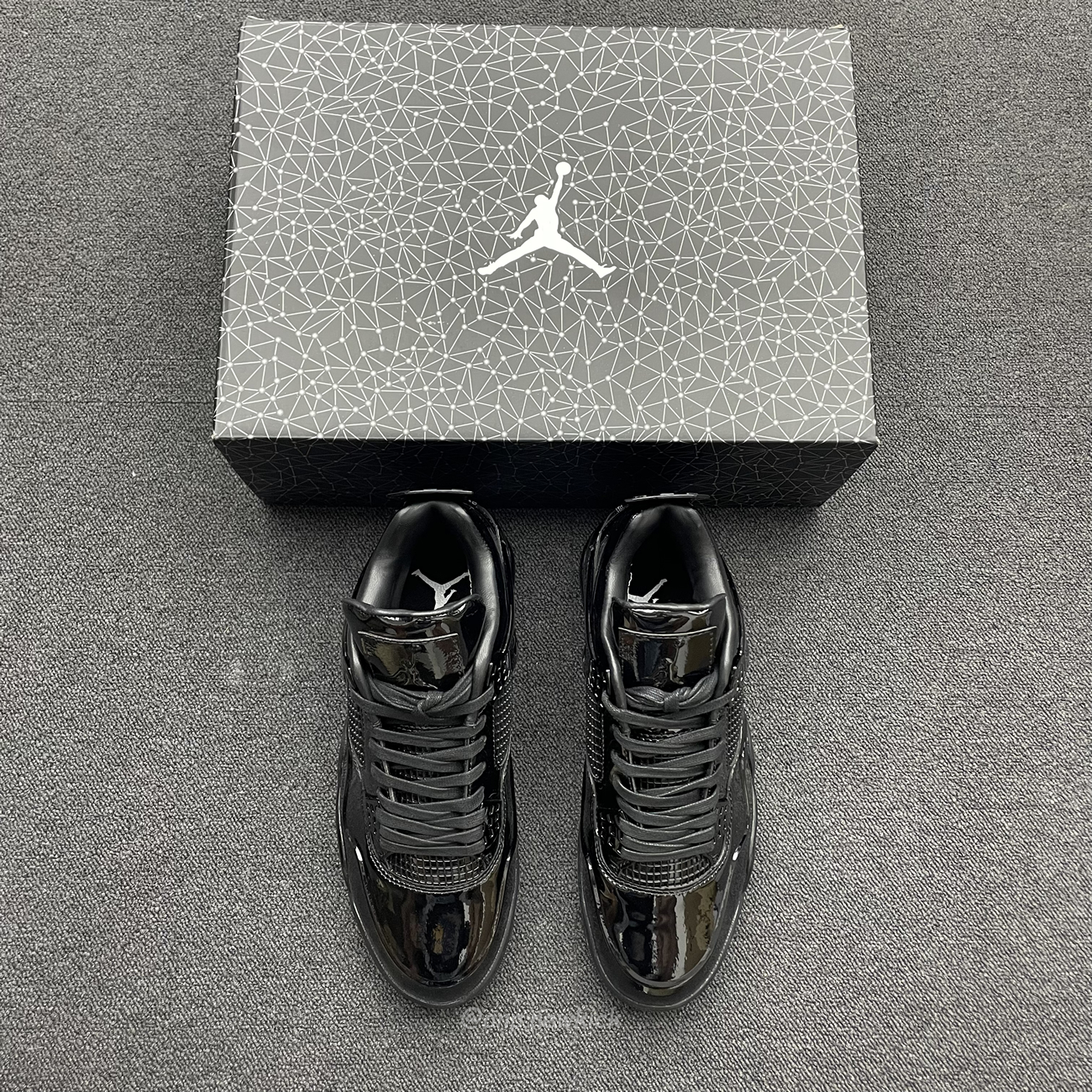 Air Jordan 4 Retro 11lab4 Black 719864 010 (7) - newkick.cc