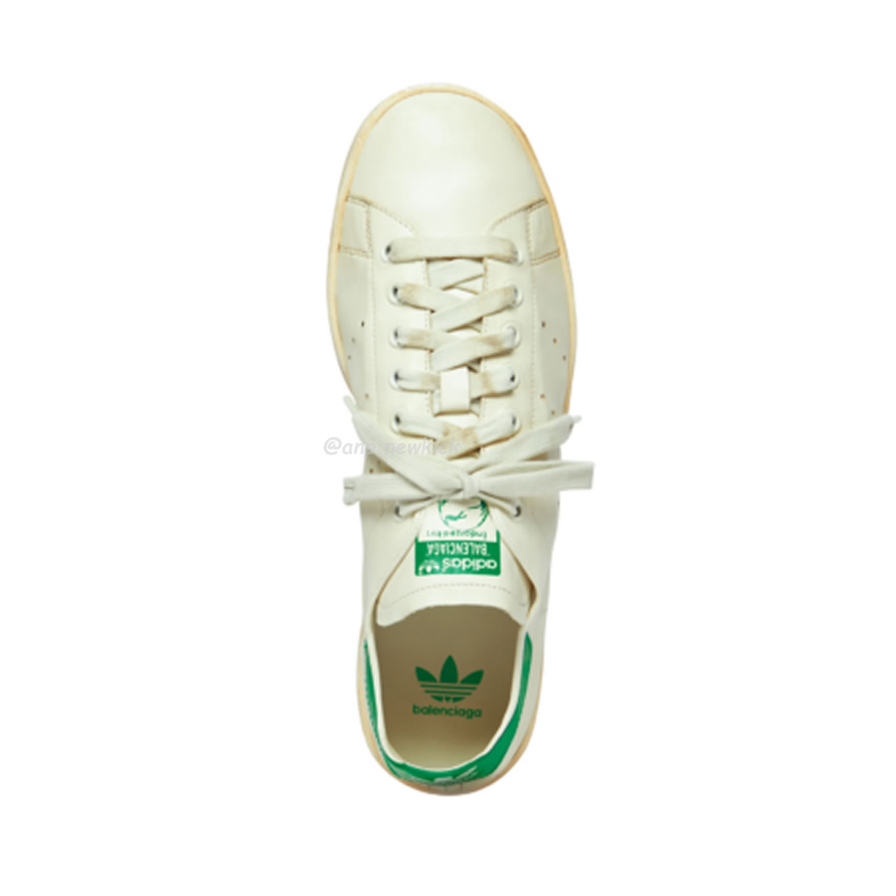 Adidas X Balenciaga Stan Smith Worn Out Off White Green 721835 Wbdv4 9703 (8) - newkick.cc