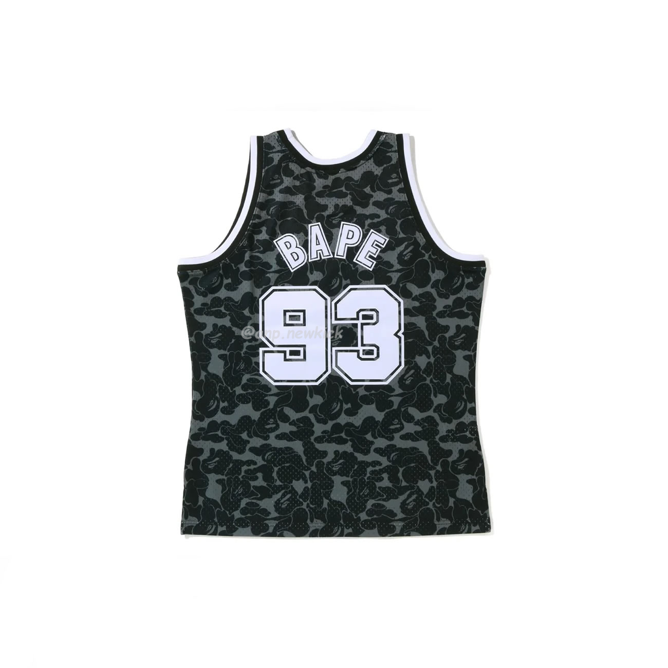 A Bathing Ape X Mitchell Ness New Jersey Nets Jersey Black Red Blue (5) - newkick.cc