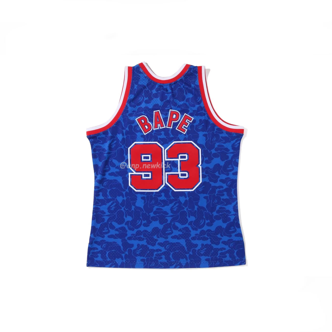 A Bathing Ape X Mitchell Ness New Jersey Nets Jersey Black Red Blue (7) - newkick.cc