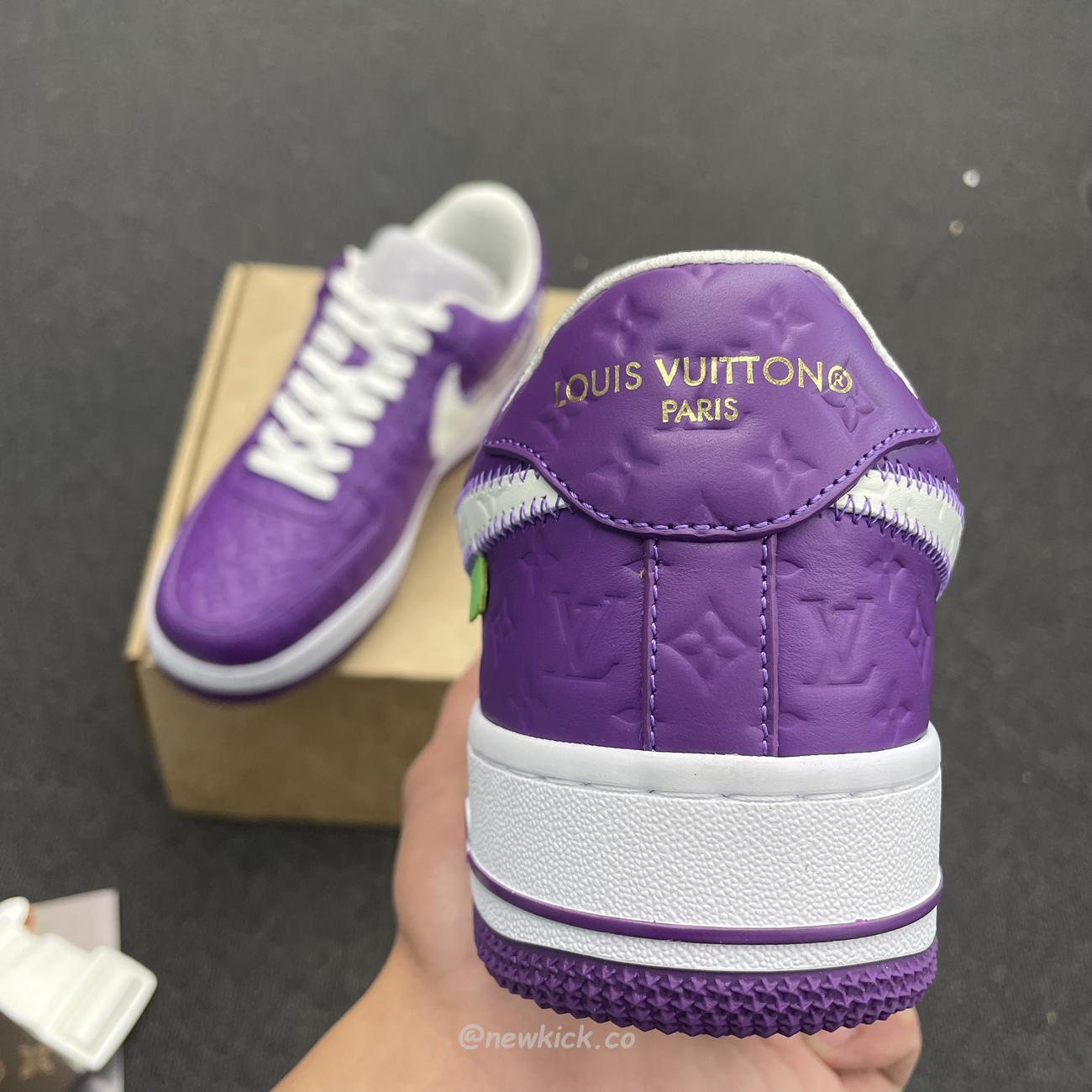 Lv X Nike Air Force 1 Low Purple (4) - newkick.cc