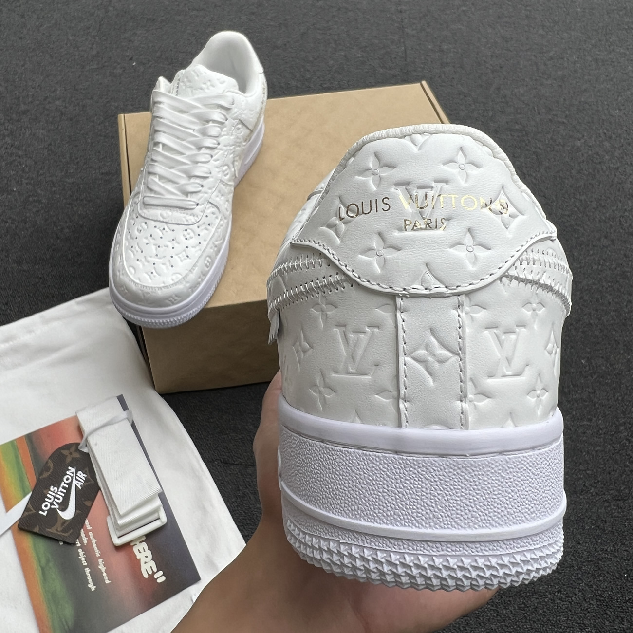 Lv X Nike Air Force 1 Low White Ae5u3bmi61m90 (3) - newkick.cc