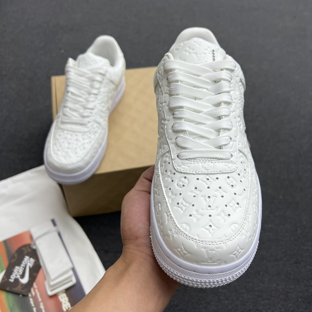 Lv X Nike Air Force 1 Low White Ae5u3bmi61m90 (4) - newkick.cc