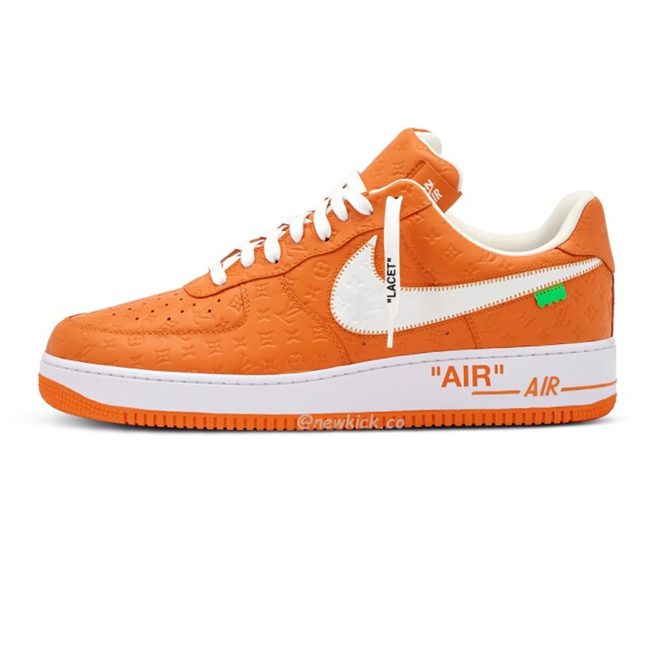 Lv X Nike Air Force 1 Low Orange (1) - newkick.cc