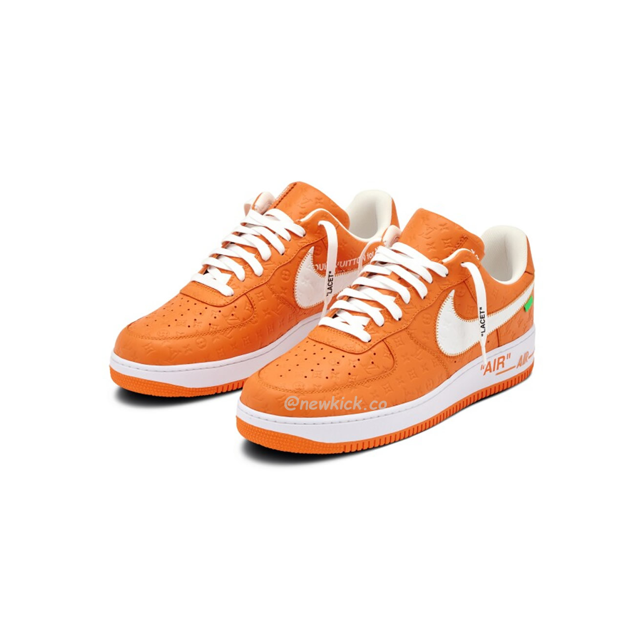 Lv X Nike Air Force 1 Low Orange (11) - newkick.cc