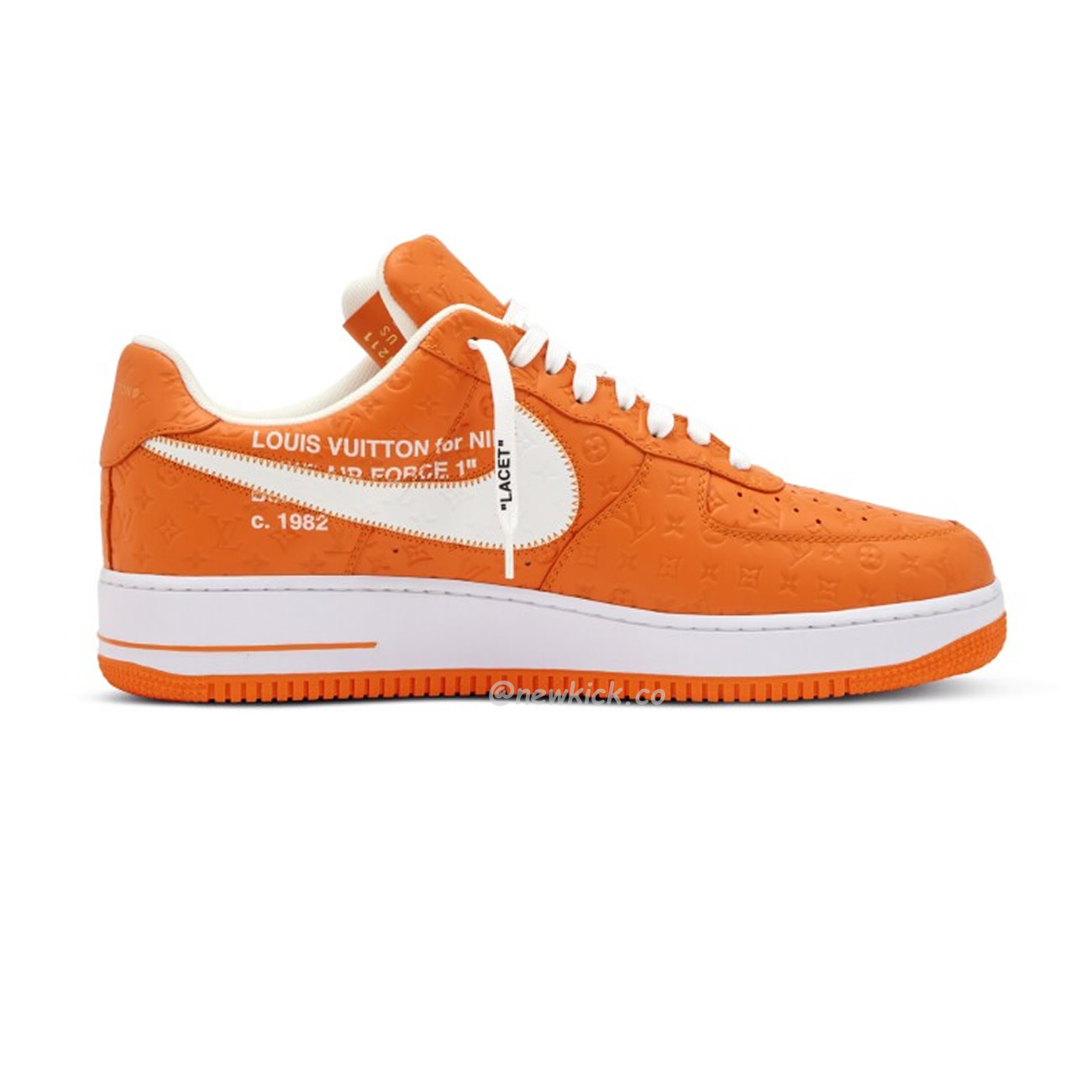 Lv X Nike Air Force 1 Low Orange (14) - newkick.cc