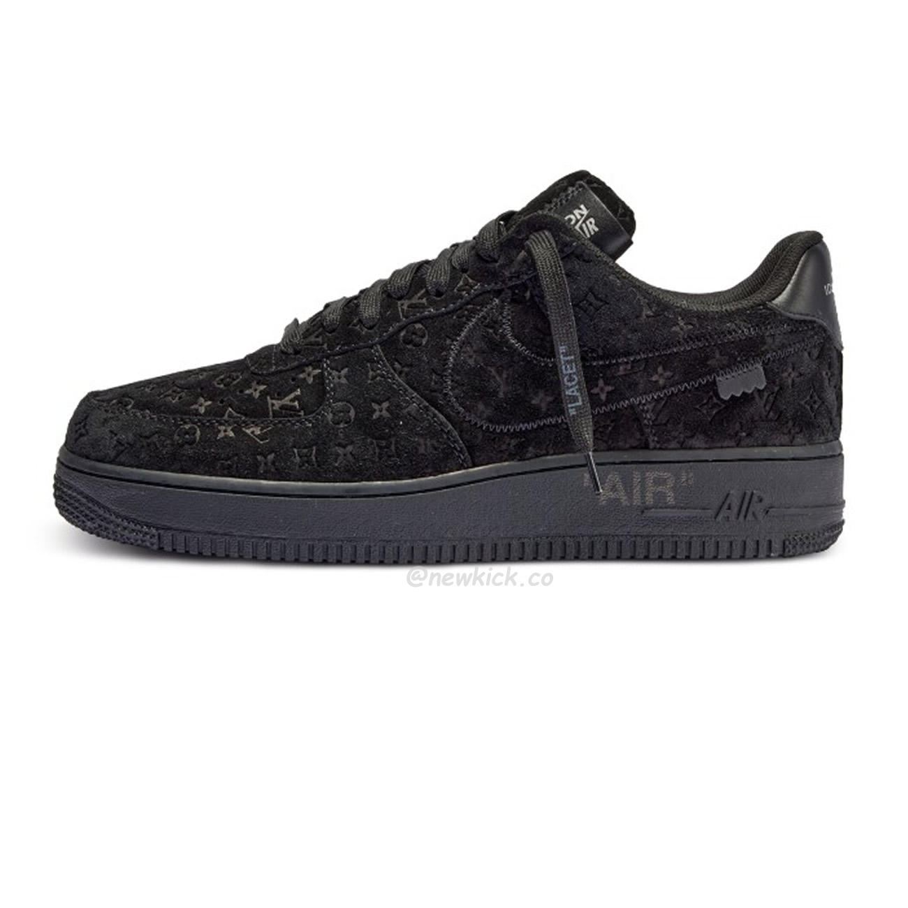 Louis Vuitton Nike Air Force 1 Low By Virgil Abloh Black (1) - newkick.cc