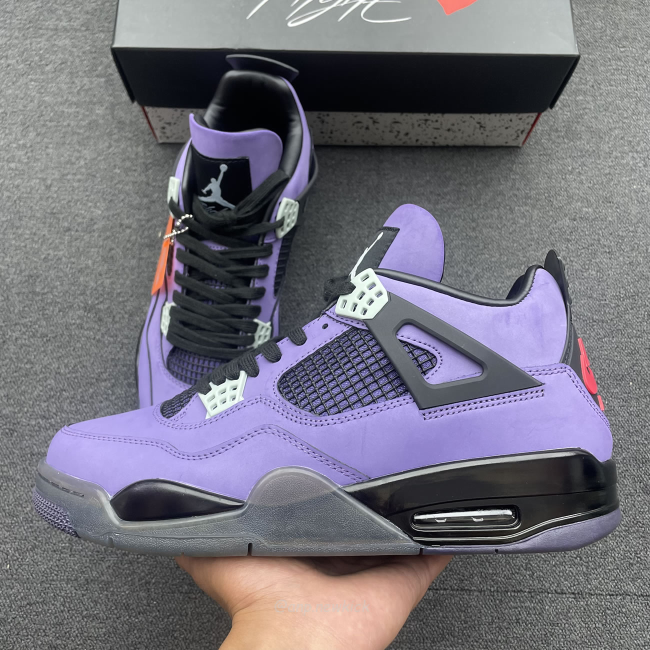 Air Jordan 4 Retro X Travis Scott Aj4 766302 (2) - newkick.cc