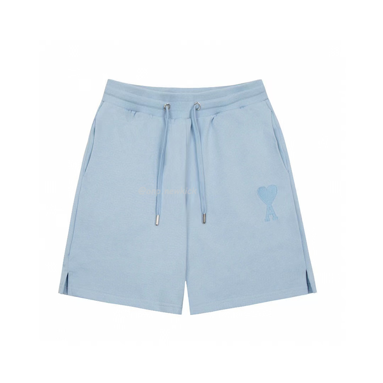 Ami Paris Logo Embroidered Sports Shorts (1) - newkick.cc