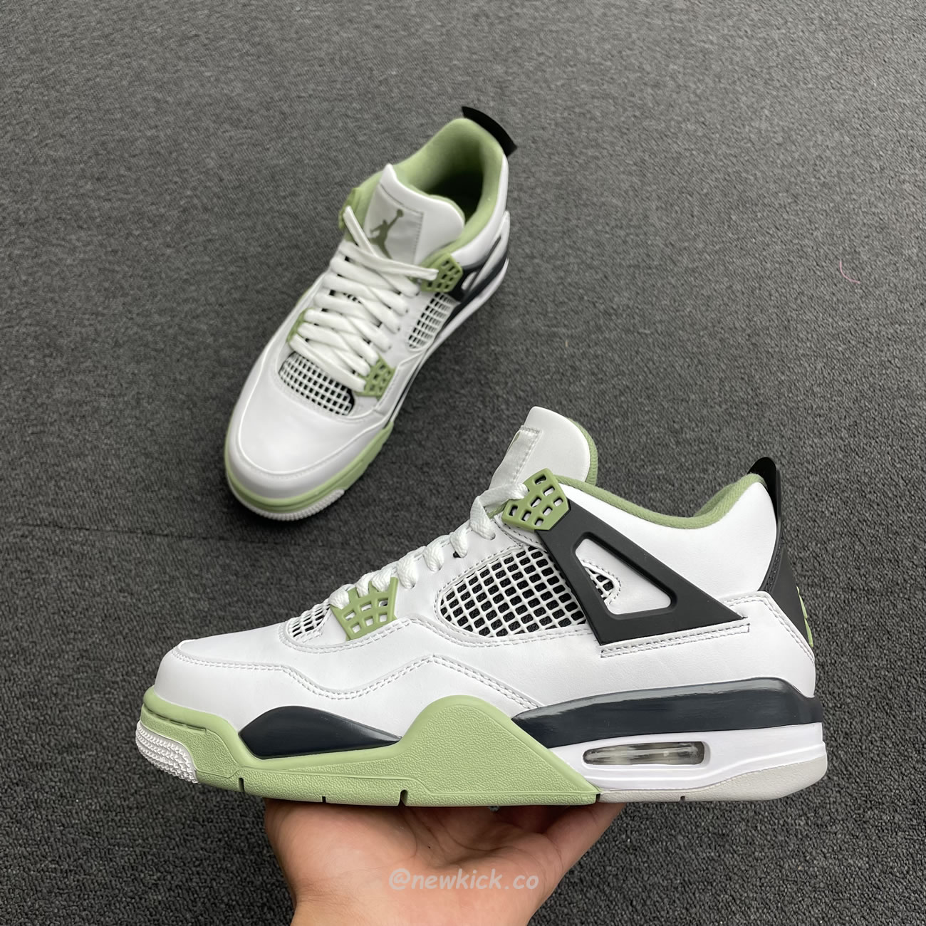 Air Jordan 4 Retro Seafoam Aq9129 103 (19) - newkick.cc