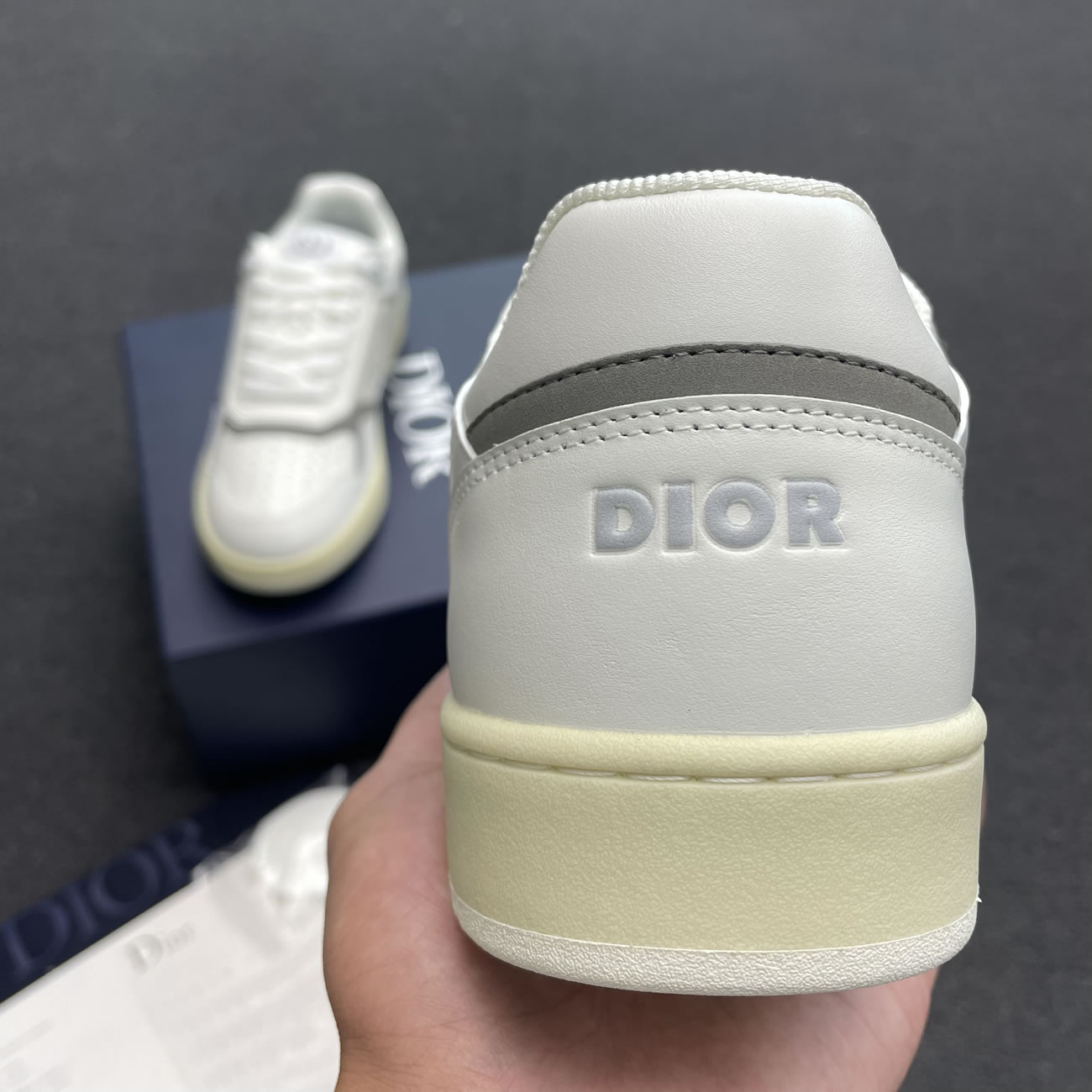 Dior B27 Low Gray White Beige Black 3sn272zir H165 H173 H965 H068 (18) - newkick.cc