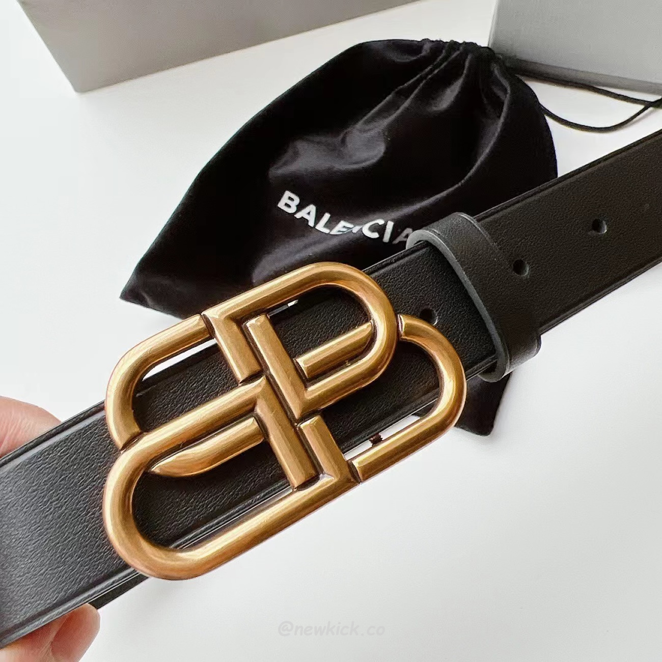 Balenciaga Bb Logo Belt (6) - newkick.cc