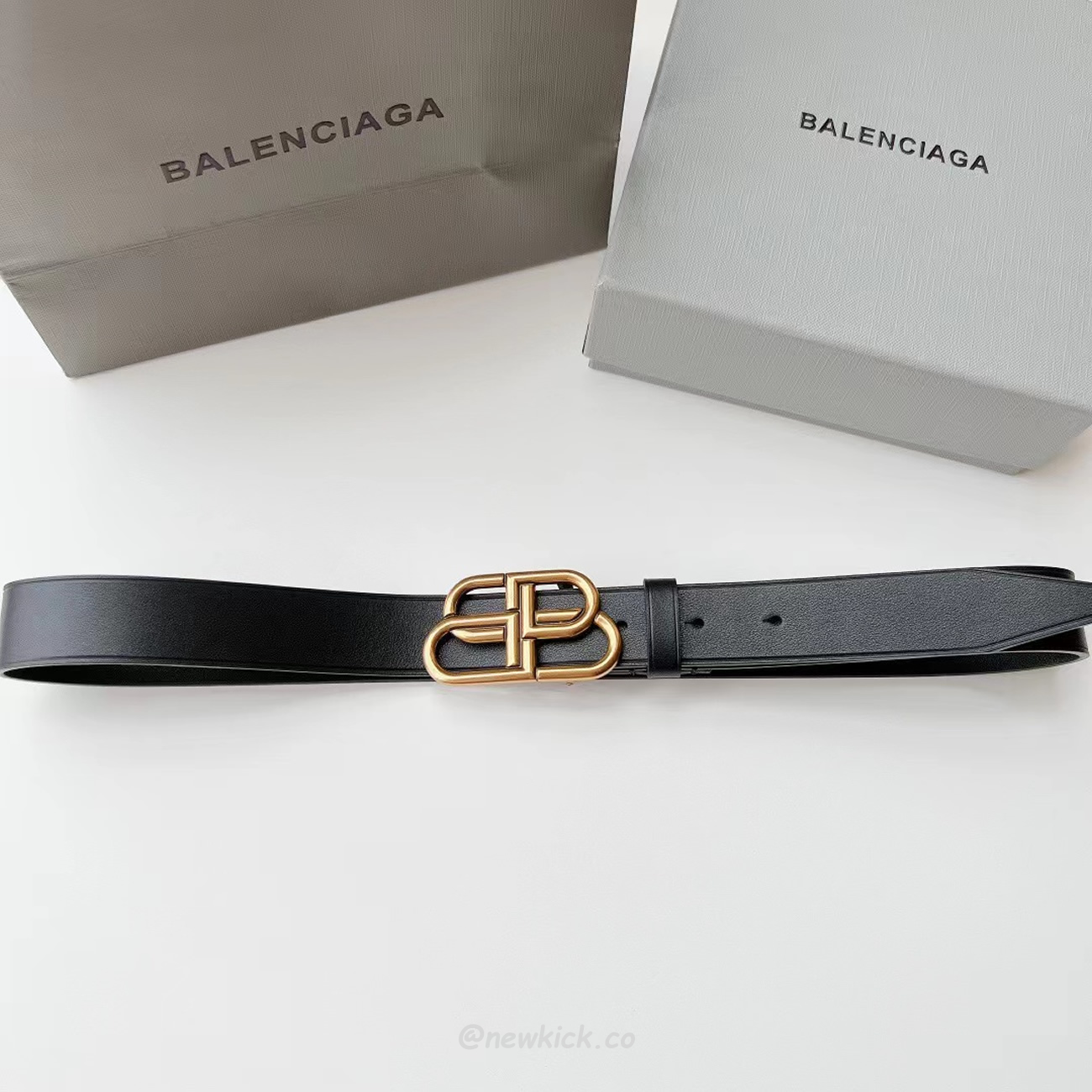 Balenciaga Bb Logo Belt (9) - newkick.cc