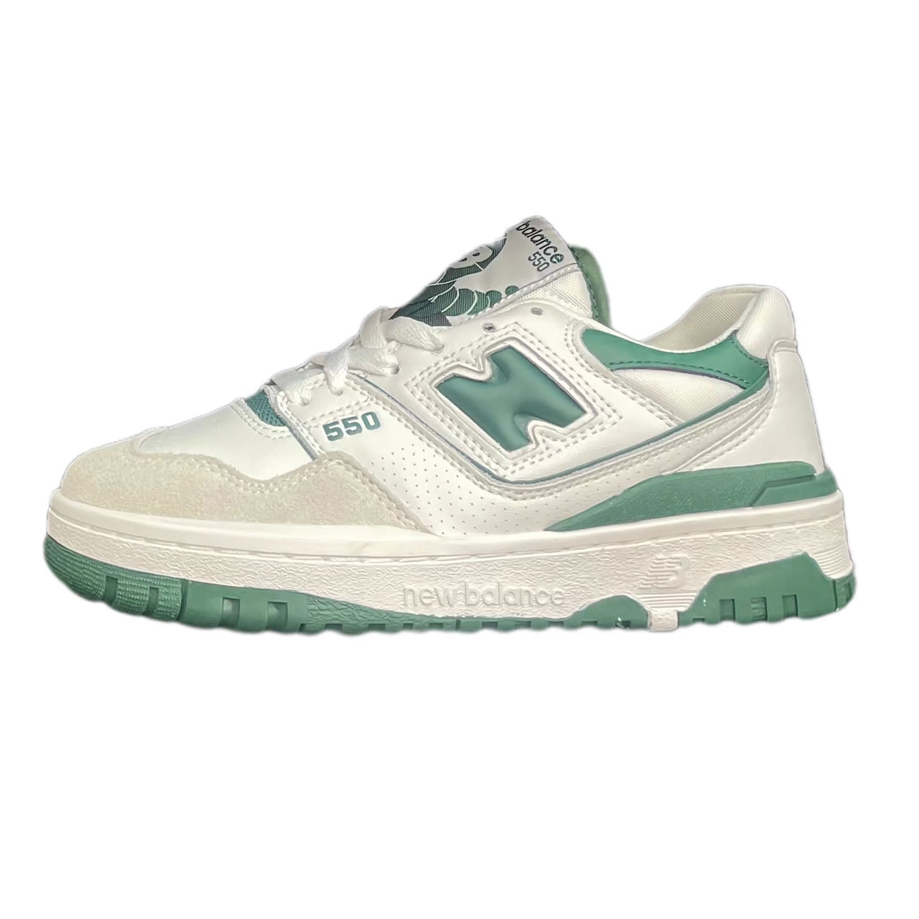 New Balance 550 White Green Bb550wt1 (1) - newkick.cc